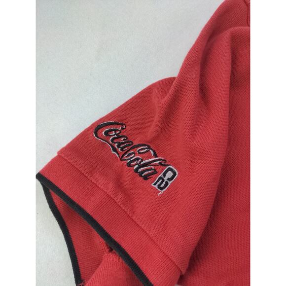 Mens Nike Golf Coca-Cola C2 Short Sleeve Polo Shirt Size XL Red - Picture 8 of 12